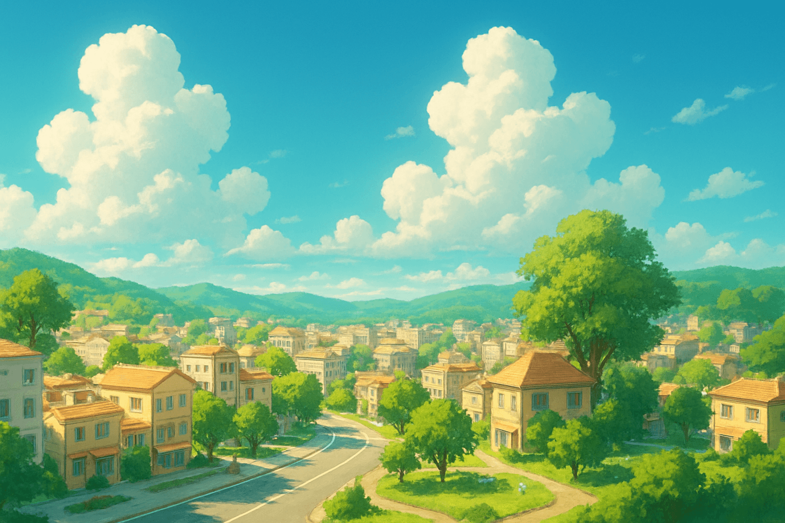 Mountain landscape background